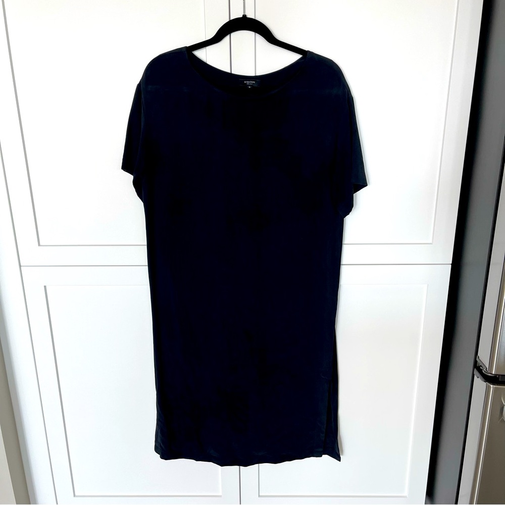 Aritzia Babaton 100% Silk long sheath dress size XS